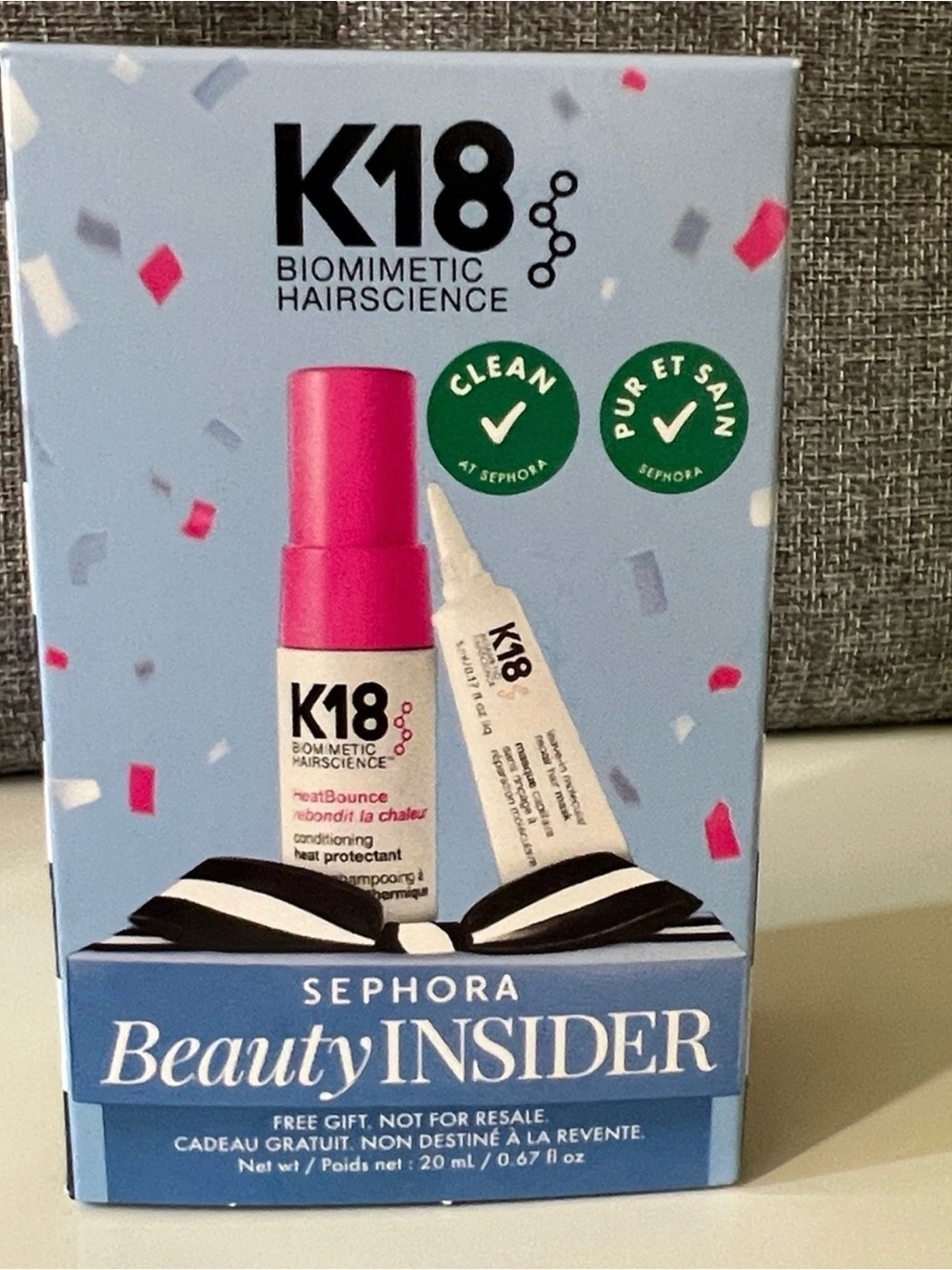K18 Biomimetic Hairscience HeatBounce Conditioning Spray - Pink